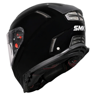SMK Agnar Solid (GL200) Full Face Helmet - Black