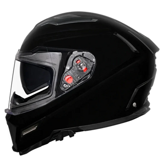 SMK Agnar Solid (GL200) Full Face Helmet - Black