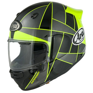 Arai Quantic Peak Road Full Face Motorcycle Helmet - Yellow