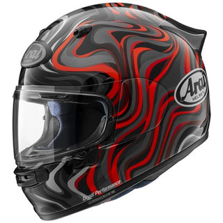 Arai Quantic Swirl Road Full Face Motorcycle Helmet - Red