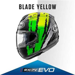 Arai RX-7V EVO Full Face Helmet - Blade Yellow