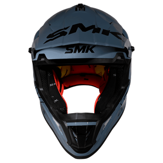 SMK Allterra Solid (GL501) MX Helmet - Shark Skin Blue
