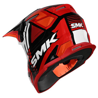 SMK Allterra X-Sprint (GL231) MX Helmet - Black/Red/White