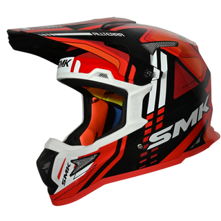 SMK Allterra X-Sprint (GL231) MX Helmet - Black/Red/White