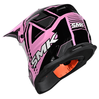 SMK Allterra X-Sprint (GL921) MX Helmet - Pink/Black/White