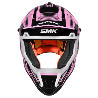 SMK Allterra X-Sprint (GL921) MX Helmet - Pink/Black/White