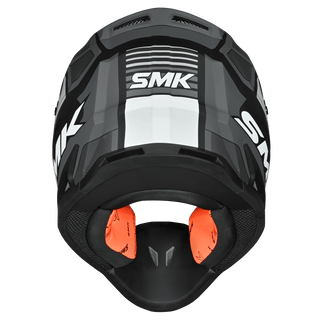 SMK Allterra X-Sprint (MA261) MX Helmet - Matt Black/Grey/White