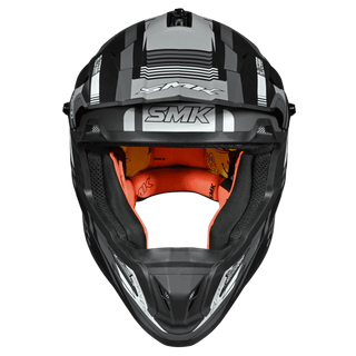 SMK Allterra X-Sprint (MA261) MX Helmet - Matt Black/Grey/White