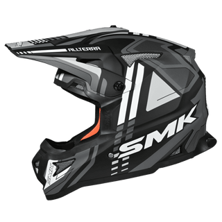 SMK Allterra X-Sprint (MA261) MX Helmet - Matt Black/Grey/White