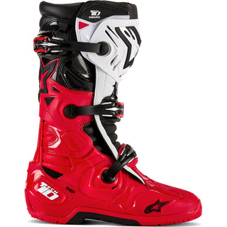 Alpinestars Tech 10 Enduro Boots - Bright Red/Black White