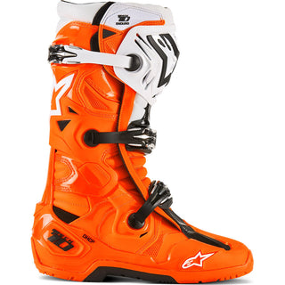 Alpinestars Tech 10 Enduro Boots - Fluro Orange Black White