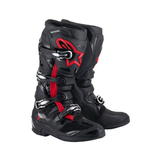 Alpinestars TECH 7 Boots - Black Fluro Red