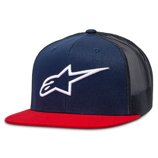 Alpinestars Corp Trucker Hat - Navy/Red