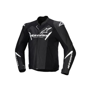 Alpinestars Faster V3 Air Leather Jacket - Black White