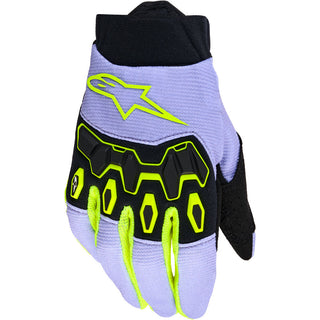 Alpinestars 2026 Full Bore V2 Youth Gloves - Purple/Fluro-Yellow