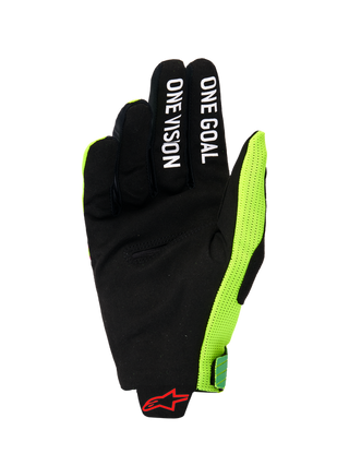 Alpinestars 2025-2026 Radar Pro Gloves - Green/Fluro-Yellow/Fluro-Pink