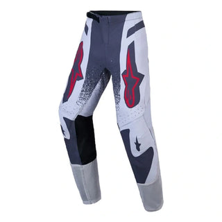 Alpinestars 2027 Youth Supertech Swan Pants - Light Lilac / Dark Gray / Red Fluo
