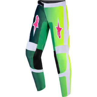Alpinestars 2026 Youth Fluid Portl Pants - Green/White/Black