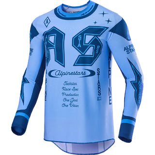 Alpinestars 2025 LE Techstar Jersey - Steeler Light Blue Sapphire