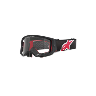 Alpinestars Supertech Corp Goggles With Clear Lens - Black/Red