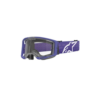 Alpinestars Vision 8 Corp Goggles With Clear Lens - Purple