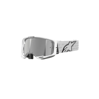 Alpinestars Vision 8 Corp Goggles Mirror Silver Lens - White