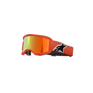 Alpinestars Vision 5 Corp Goggles With Mirror Red Lens - Orange