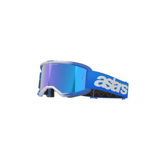 Alpinestars Vision 5 Blaze Goggles With Mirror Blue Lens - Blue