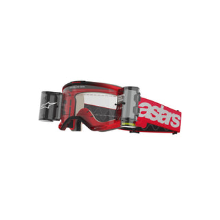 Alpinestars Vision 5 Blaze Goggles With Clear Roll Off Lens - Red