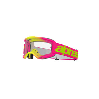 Alpinestars Vision 5 Wordmark Goggles With Clear Lens - Pink Fluro Yellow