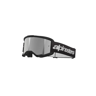 Alpinestars Vision 3 Wordmark Goggles With Mirror Silver Lens - Black