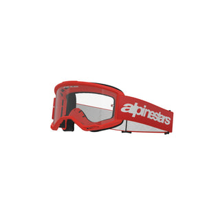 Alpinestars Vision 3 Wordmark Goggles - Clear Lens - Red