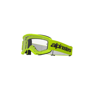 Alpinestars Vision 3 Wordmark Goggles - Clear Lens - Fluro Yellow