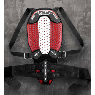 Alpinestars Nucleon Plasma Back Protector - Black White Red