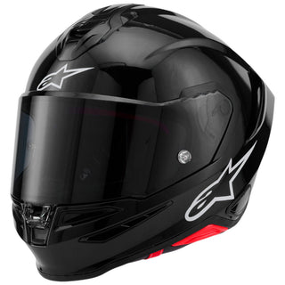 Alpinestars Supertech SR7 Solid ECE06/DOT Full Face Helmet  Black Glossy