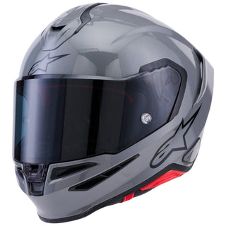 Alpinestars Supertech SR7 Solid ECE06/DOT Full Face Helmet  Grey Gloss