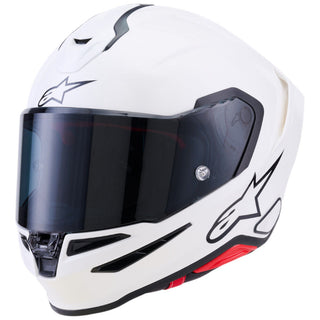 Alpinestars Supertech SR7 Solid ECE06/DOT Full Face Helmet  White Glossy