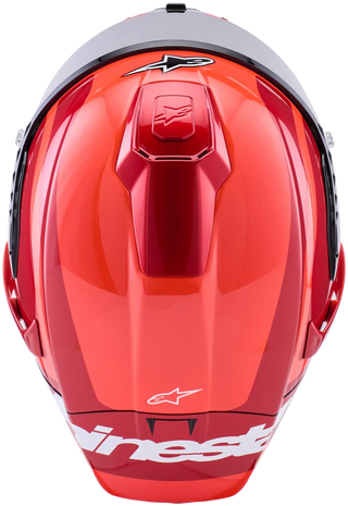 Alpinestars Supertech SR10 Arius ECE 22.06 Helmet - Black/White/Red - MotoHeaven