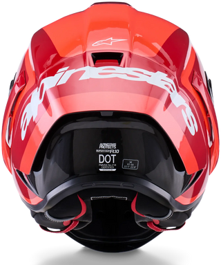 Alpinestars Supertech SR10 Arius ECE 22.06 Helmet - Black/White/Red - MotoHeaven