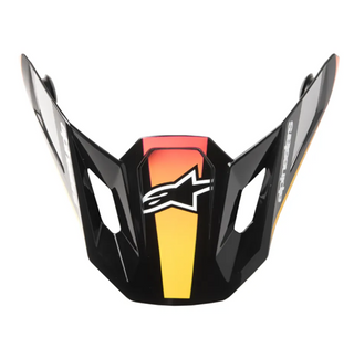 Alpinestars SM7 ECE06 Rise Helmet Visor  - Black/Yellow/Pink/Glossy
