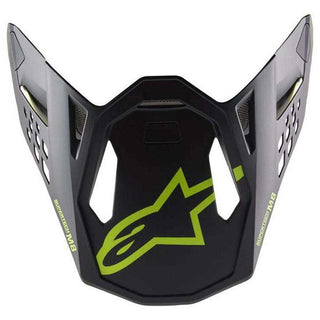 Alpinestars Sm8 Echo Visor - Matt Black/Fluro Yellow