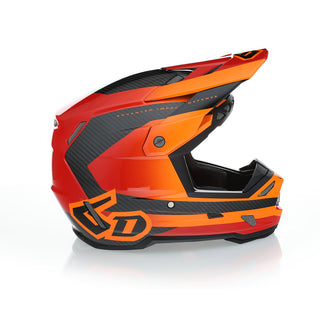 6D ATR-3 Pure Series MX Full Face Helmet - Gloss Orange