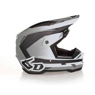 6D ATR-3 Pure Series MX Full Face Helmet - Gloss White