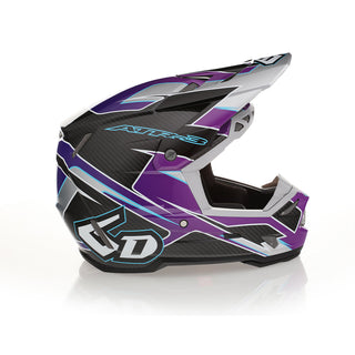 6D ATR-3 Reflex Series MX Full Face Helmet - Gloss Purple