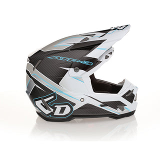 6D ATR-3 Reflex Series MX Full Face Helmet - Gloss White