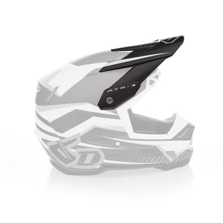 6D ATR-3 Rival Series Helmet Peak - Matt White
