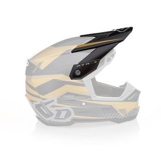 6D ATR-3 Rival Series Helmet Peak - Gloss Gold