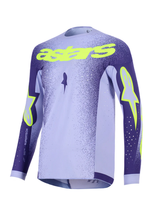 Alpinestars 2026 Supertech Scenz Jersey Purple/Yellow Fluro