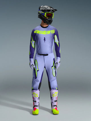 Alpinestars 2026 Supertech Scenz Pants - Purple/Fluro-Yellow
