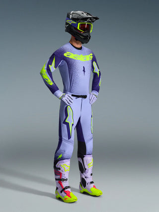 Alpinestars 2026 Supertech Scenz Pants - Purple/Fluro-Yellow